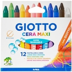 Giz de Cera Maxi 12 Cores Giotto