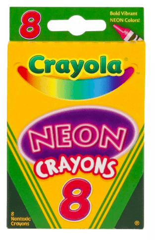 Giz de Cera Neon Crayola - 8 Cores