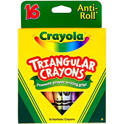 Giz de Cera Triangular - 16 Cores - Crayola