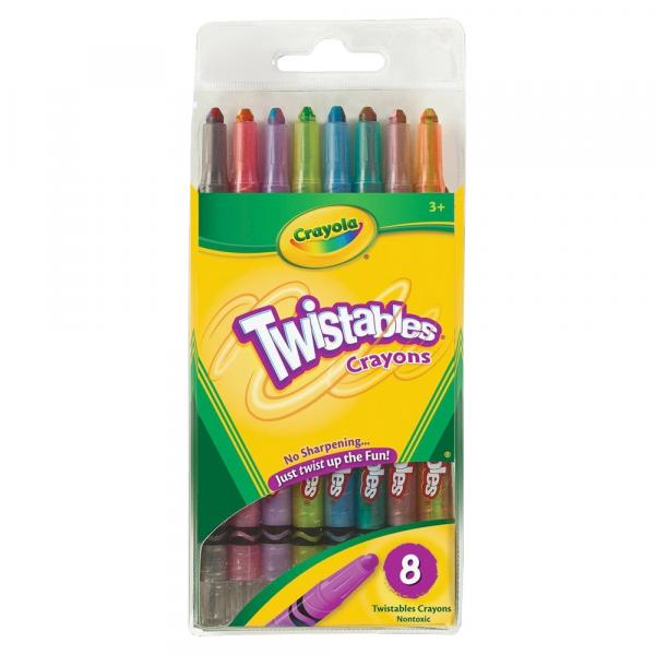 Giz de Cera - Twistables 8 Cores - Crayola