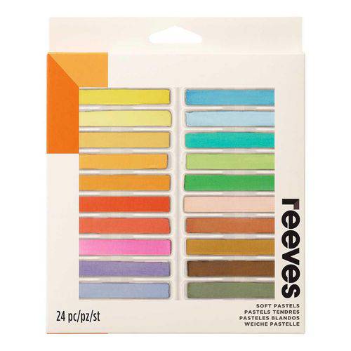 Giz Pastel Seco Reeves 24 Cores Ps24