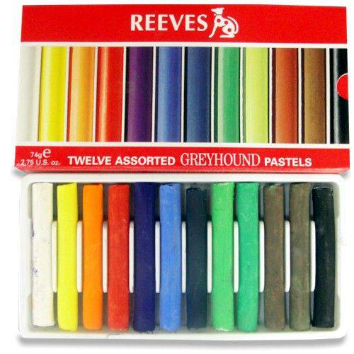 Giz Pastel Seco Soft Reeves 12 Cores