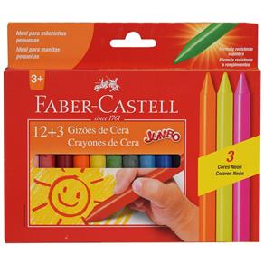 Gizões de Cera Faber Castell - 15 Cores