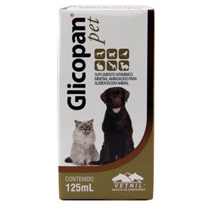 Glicopan Pet 125ml Suplemento para Animais - Vetnil