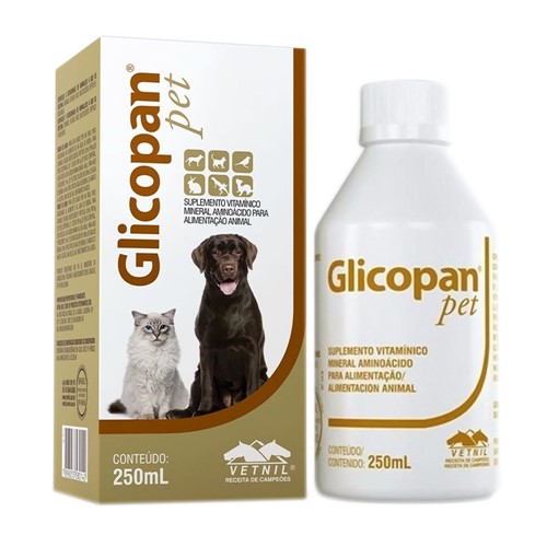 Glicopan Pet Solução Uso Veterinário com 250ml