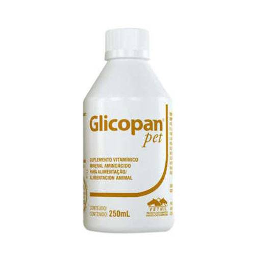 Tudo sobre 'Glicopan Pet Suplemento Vitamínico 250ml'
