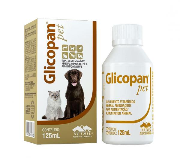 Glicopan Pet Suplemento Vitamínico com 125 ML - Vetnil