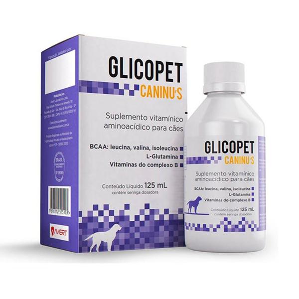 Glicopet Caninu's 125ml Avert Suplemento Cães