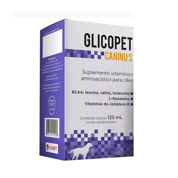 Glicopet Caninus 125ml Avert Suplemento para Cães