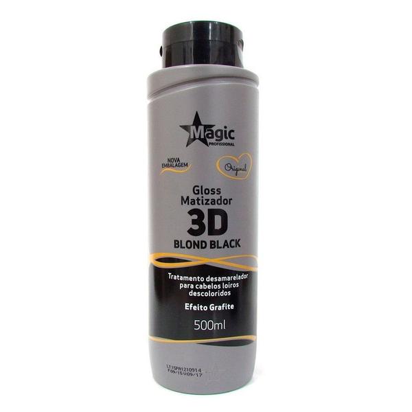 Gloss Matizador 3D Blond Black Magic Color 500ml