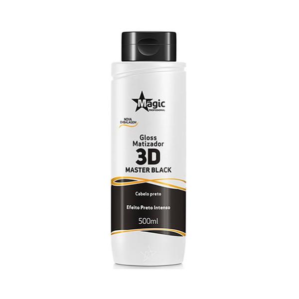 Gloss Matizador 3D Master Black - Efeito Preto Intenso - 500ml - Magic Color