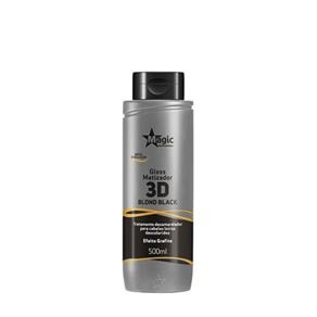 Gloss Matizador Magic Color 3D Blond Black - Efeito Grafite - 500ml - 500ml