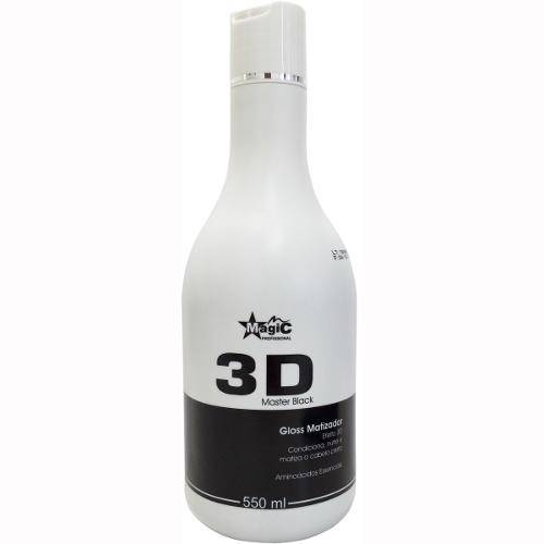 Gloss Matizador Magic Color 3D Master Black 500ml