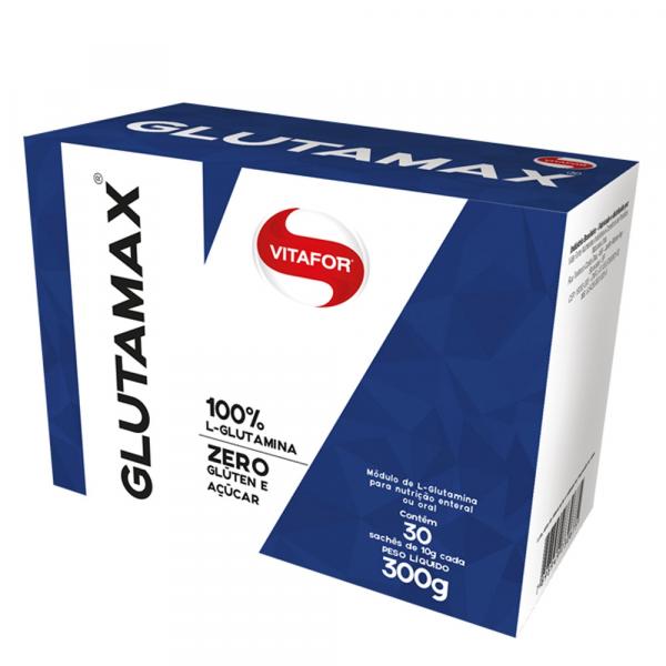 Glutamax 100% L-Glutamina 30 Sachês de 10g - Vitafor