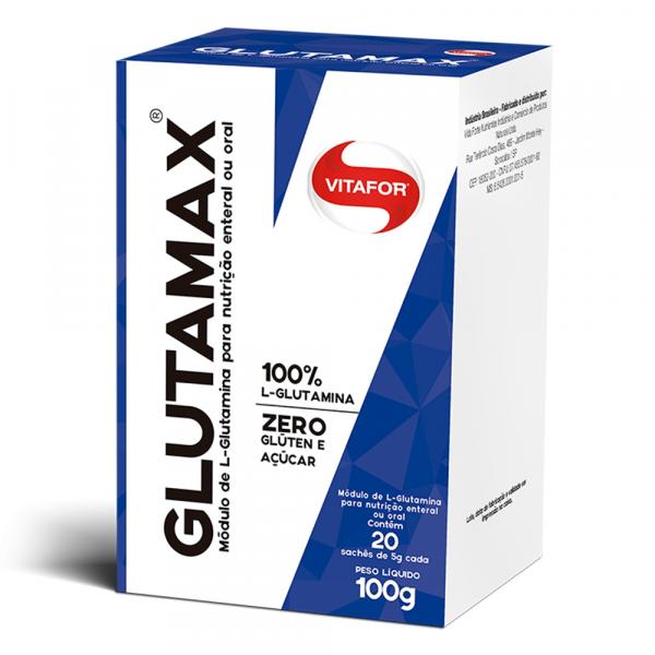 Glutamax 100% L-Glutamina 20 Sachês de 5g - Vitafor