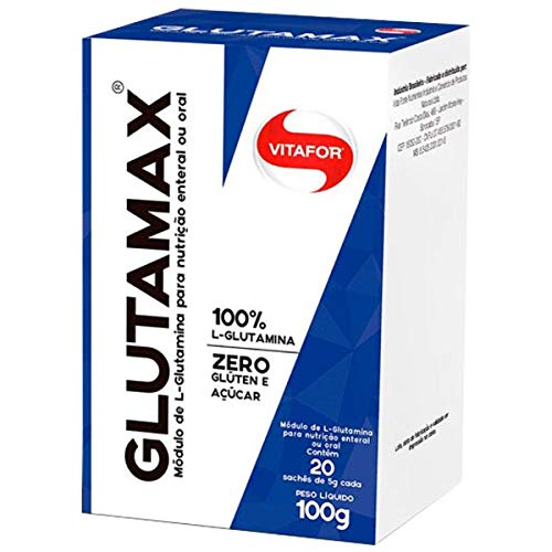 Glutamax (glutamina) - 20 Sachês de 5 Gramas - Vitafor