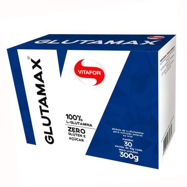 Glutamax - L-Glutamina 300g (30 Sachês 10g Cada) - Vitafor