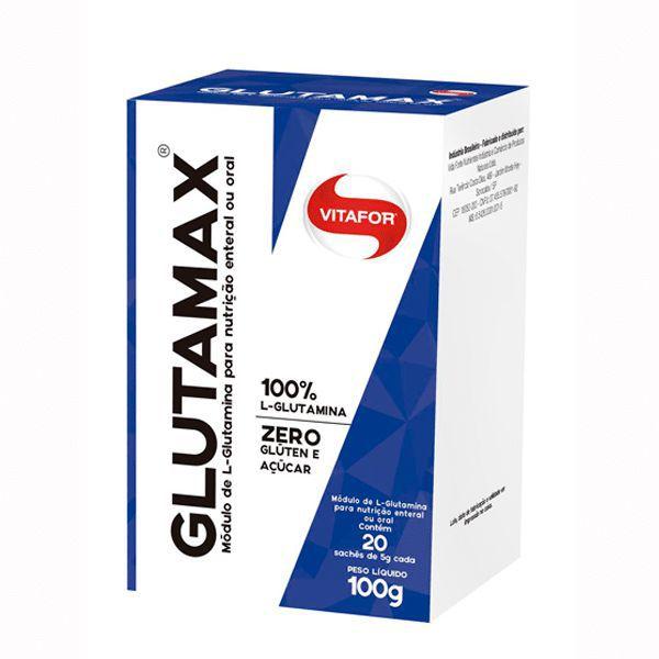 Glutamax - L-Glutamina 100g (20 Sachês de 5g Cada) - Vitafor