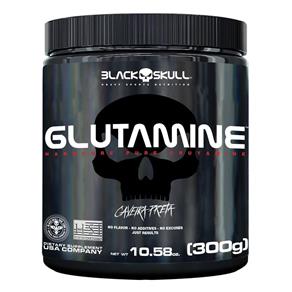 Glutamina 300g - Black Skull - Sem Sabor