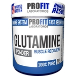 Glutamina em Pó 100% Pura Powder 300g - Profit Labs
