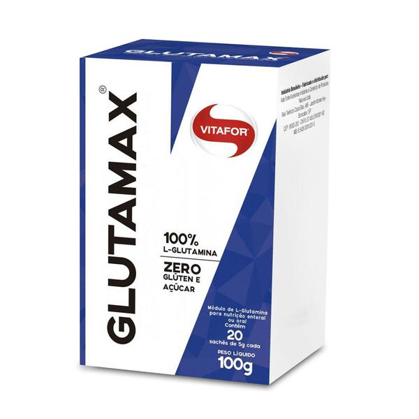 Glutamina Glutamax - Vitafor - 20 Sachês de 5g
