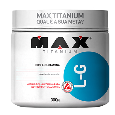 Glutamina L-G 300 G - Max Titanium