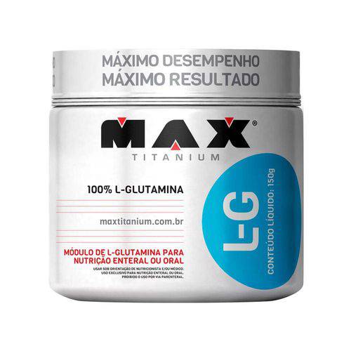 Glutamina L-G Pote 150g - Max Titanium