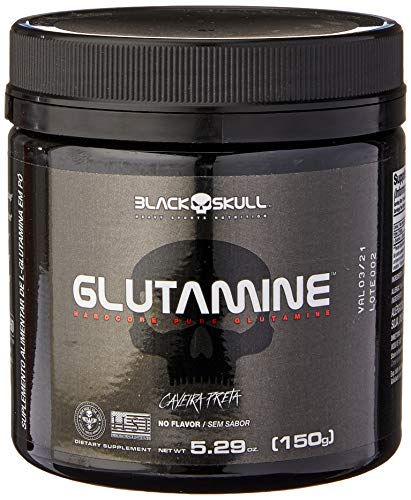 Glutamine - 150g Sem Sabor - Black Skull, Black Skull