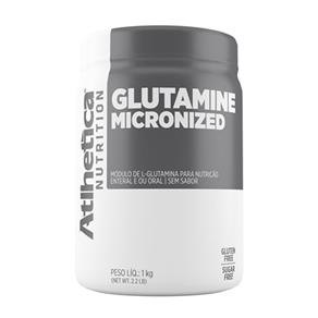 Glutamine Micronized 1kg Atlhetica - Sem Sabor - 1 Kg