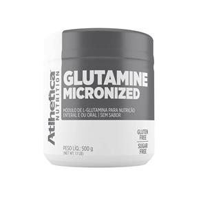 Glutamine Micronized 500g Atlhetica - 500 G - Sem Sabor