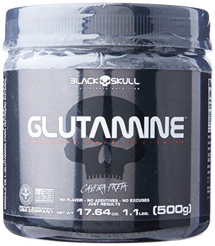 Glutamine - Sem Sabor 500g - Black Skull, Black Skull