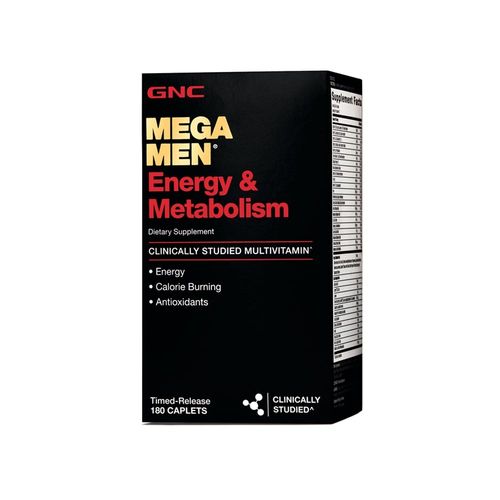 Tudo sobre 'Gnc Mega Men Energy & Metabolism Multivitamínico - 180 Capsulas'