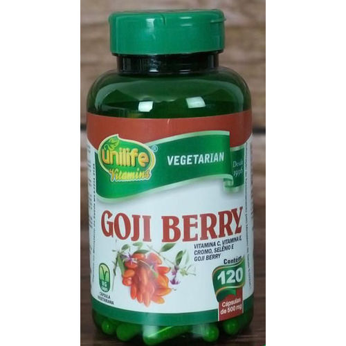 Goji Berry 120 Cápsulas 500 Mg Vegetarian Unilife