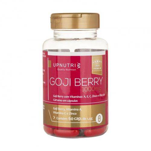Tudo sobre 'Goji Berry 1000mg 60 Cápsulas - Upnutri'