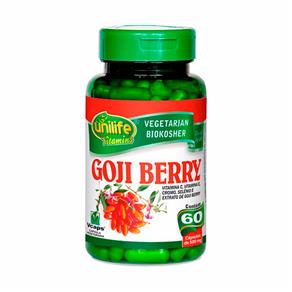 Goji Berry + Vitamina C Unilife - 60 Cápsulas 500mg