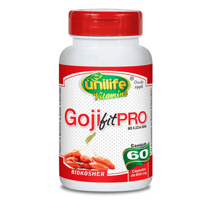 Goji Fit Pro 60 Cápsulas 600Mg Unilife