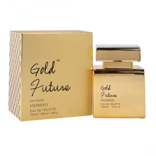 Tudo sobre 'Gold Future Eau de Toilette 100ml Vivinevo Perfume Feminino Original'