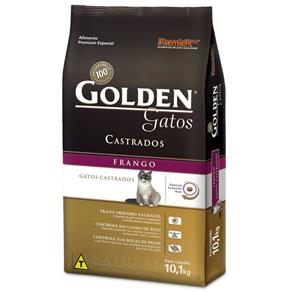 Golden Gatos Adulto Castrados Frango 10,1 Kg