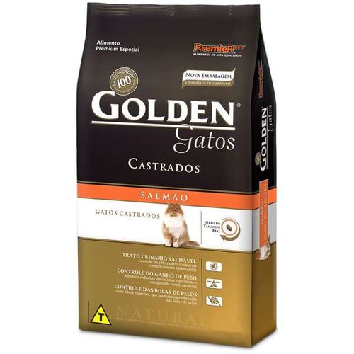 Golden Gatos Castrado Salmao 1 Kg