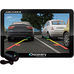 GPS Automotivo Aquarius Discovery Channel Tela 4.3" com TV Digital e Câmera de Ré