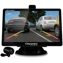GPS Automotivo Aquarius Discovery Channel Tela 5" com TV Digital e Câmera de Ré
