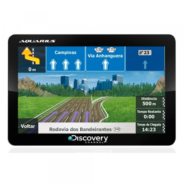 GPS Automotivo Discovery Channel com TV Digital Tela 7.0 Slim Touch Screen