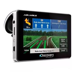 GPS Automotivo Discovery Channel Tela 4.3 Slim Touch Screen com TV Digital