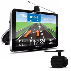 GPS Automotivo Multilaser Tracker III GP039 7 Pol Touch TV Digital Câmera Ré USB SD FM MP3 Outlet