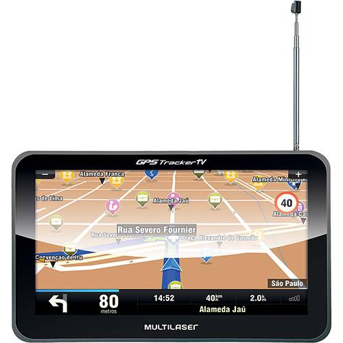 GPS Automotivo Multilaser Tracker III Tela 5" com TV Digital