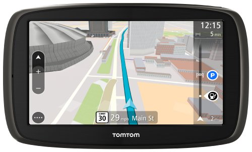 GPS Automotivo TomTom GO 60B com Mapa Mundo*, Tela 6" com Alerta de Radar e Leitor de Cartão SD