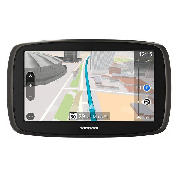 GPS Automotivo TomTom GO 60B com Mapa Mundo*, Tela 6" com Alerta de Radar e Leitor de Cartão SD