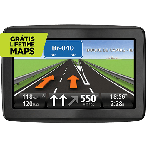 GPS Automotivo TomTom Via 1505M Tela 5" com Função TTS