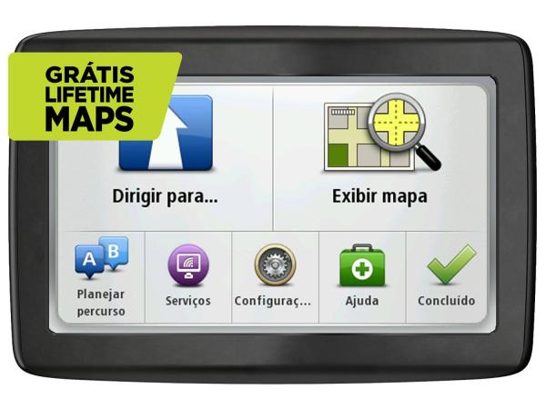 GPS Automotivo Tomtom Via LTM 1505 M Tela 5” Touch - Mapas 3D 4.255 Cidades Navegáveis