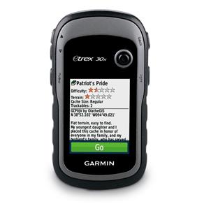 GPS Esportivo Portátil Garmin Etrex 30x a Prova D'água 3.7GB Cinza